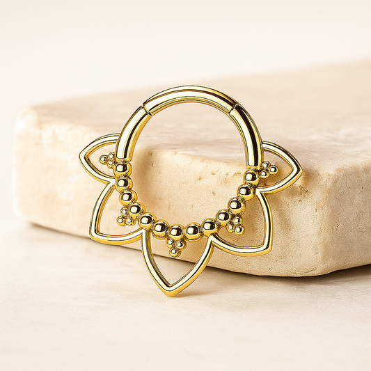 Nika - Titanium Mandala Daith / Septum Ring