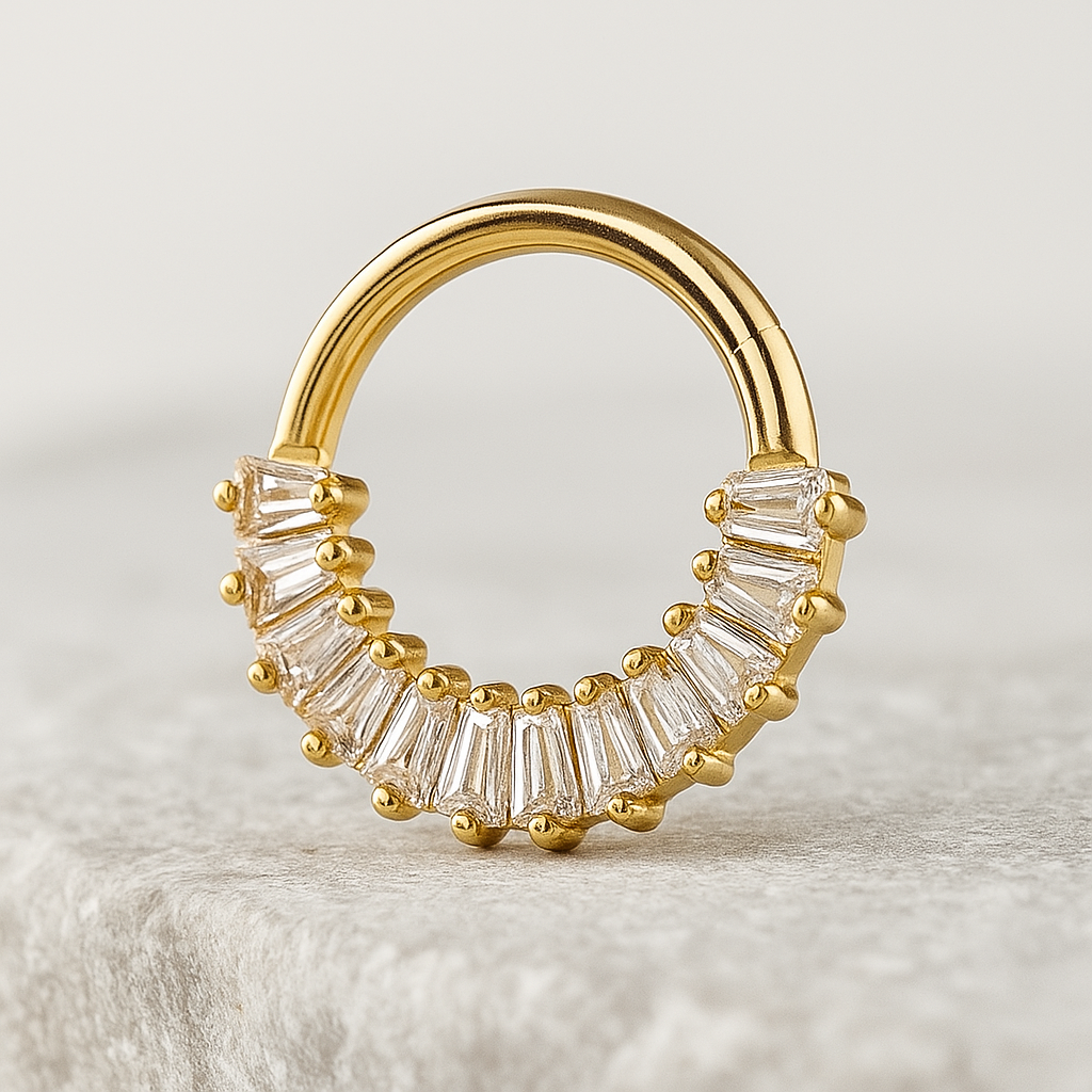 Safa - Titanium Baguette Daith/ Septum Ring