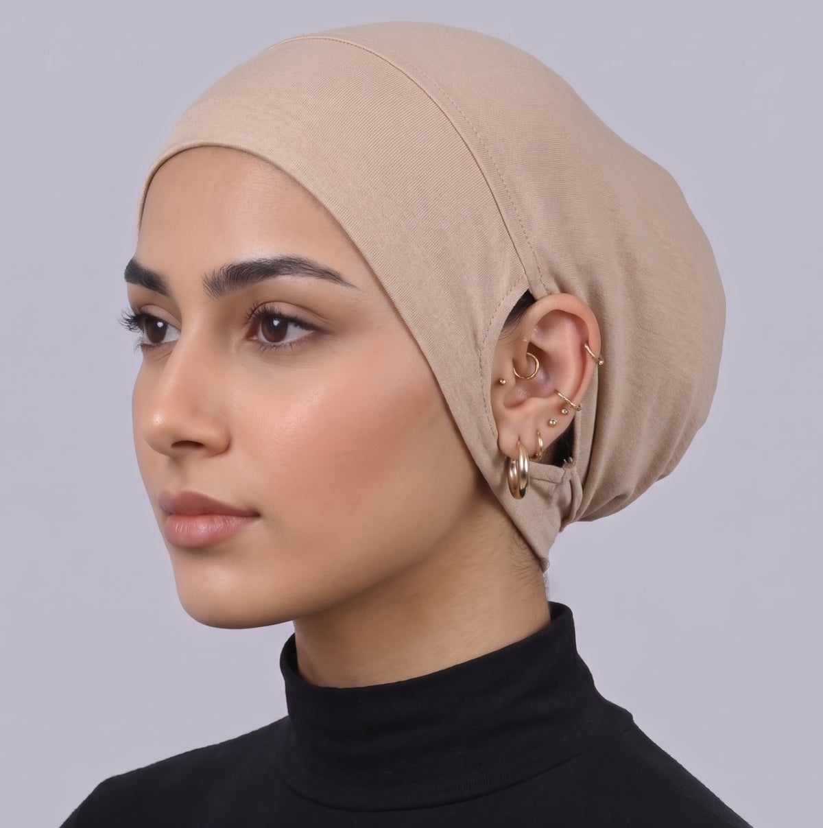 Piercing-Friendly Scarf Undercap
