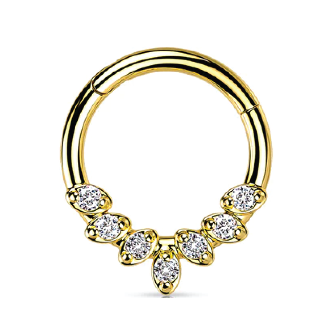 Liana - Surgical Steel Wreath Daith Ring