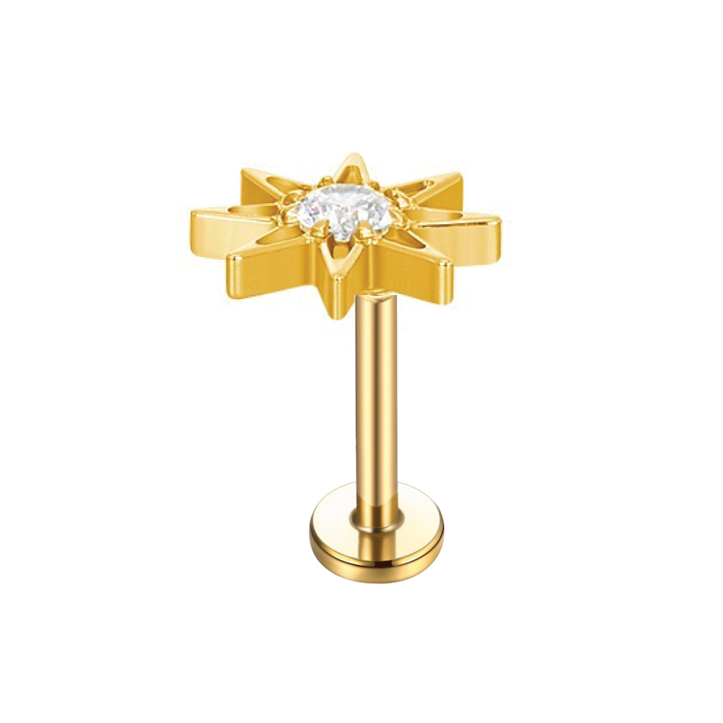 Estela – Titanium Star Stud