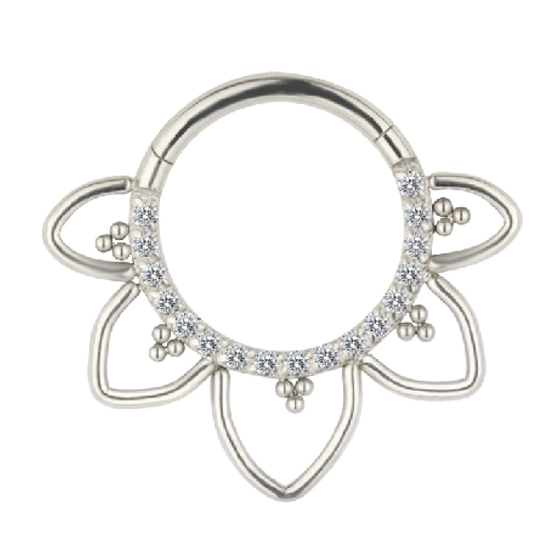 Jewelled sales septum ring