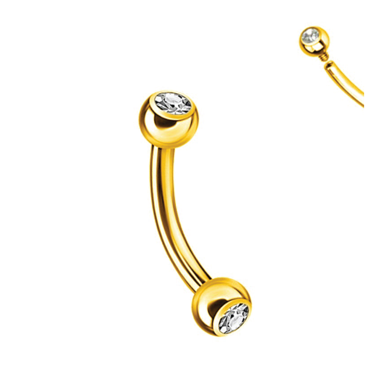 Raya - Titanium Rook Curved Barbell