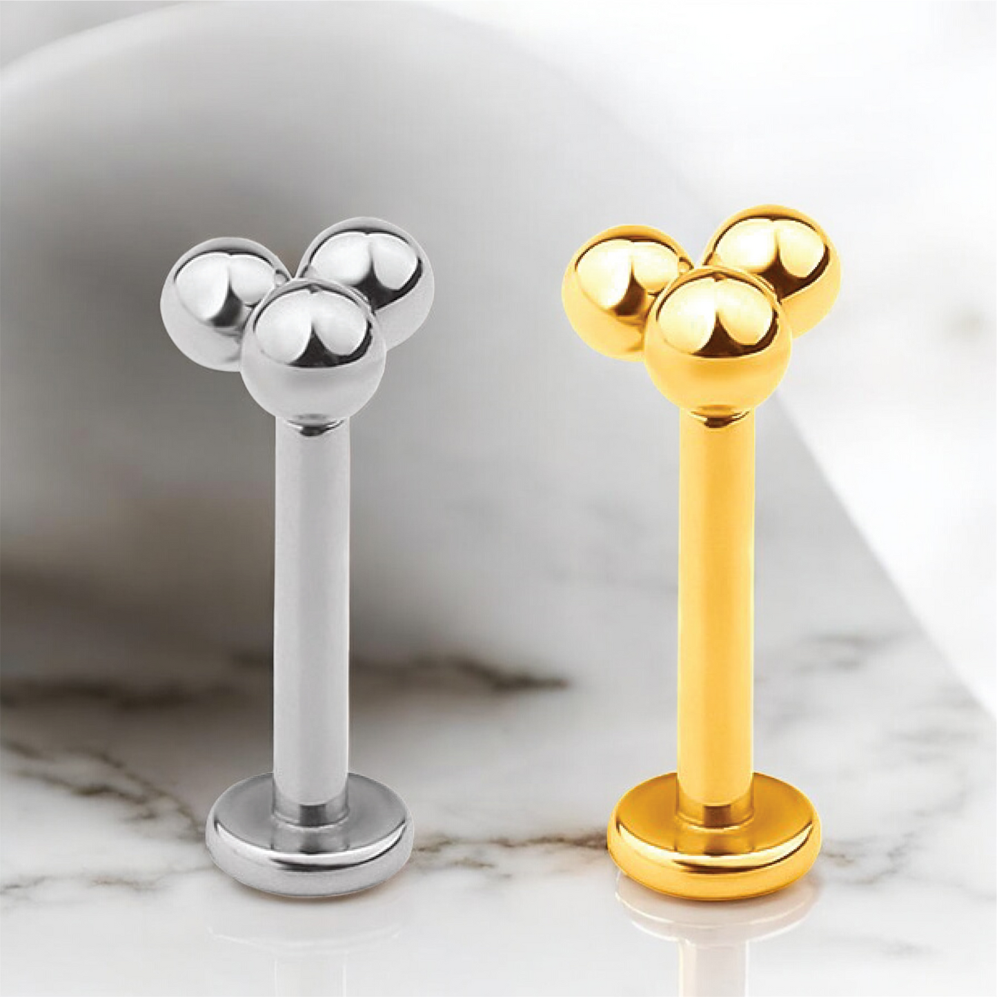 Calista - Titanium Trinity Ball Stud