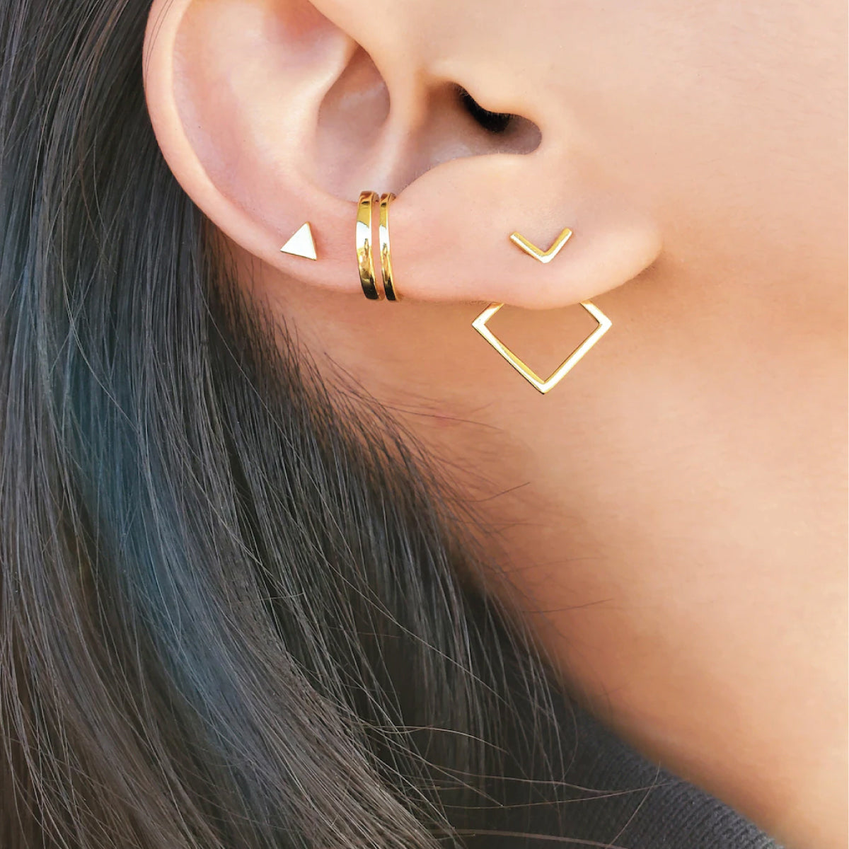 Adriana - Geometric Ear Jacket