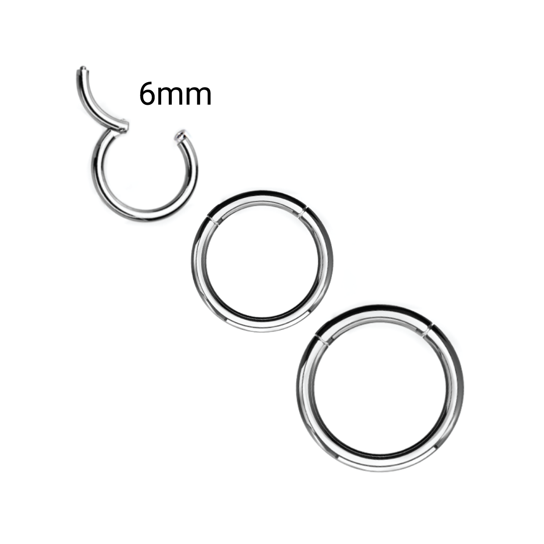Lana - Plain Titanium Segment Ring