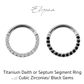 Elyana - Titanium Daith/ Septum Ring