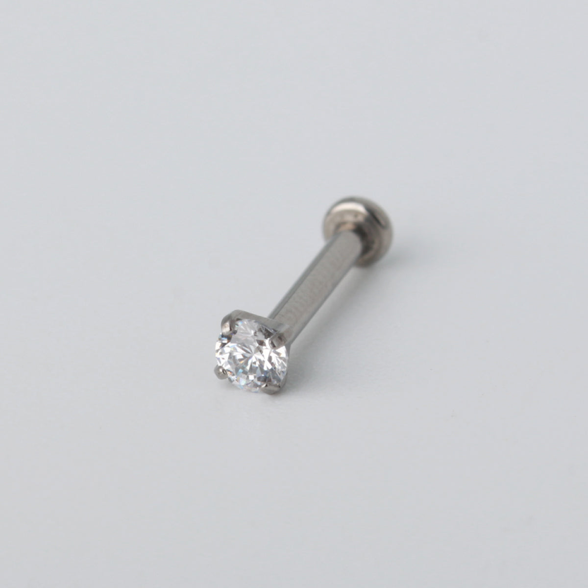 Sara - Titanium Threadless Stud