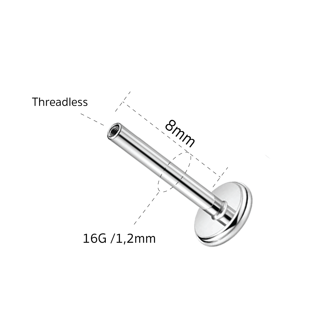 Titanium Threadless Labret Post Only