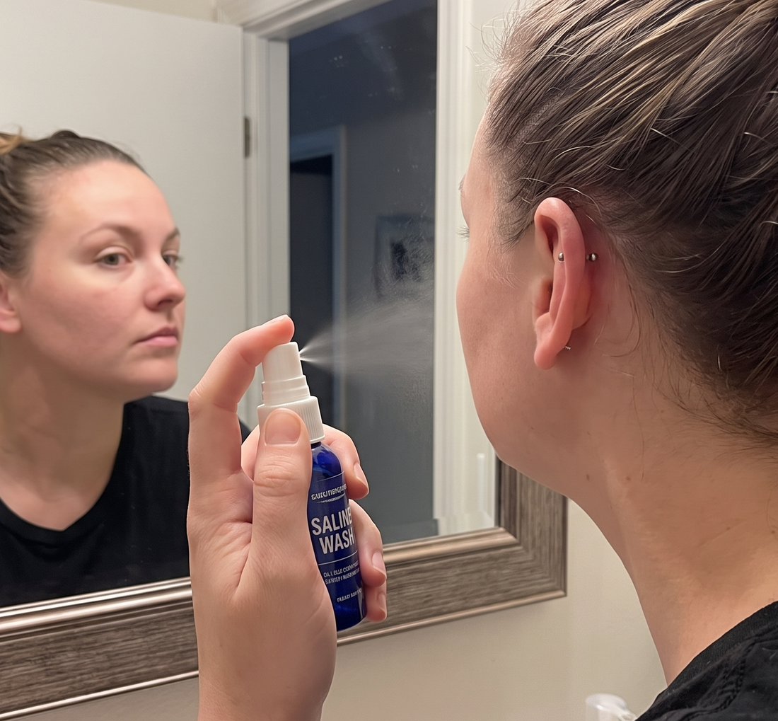 How to Clean a New Piercing with Saline (Step-by-Step)