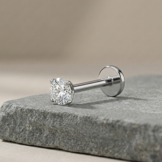 Piercing Jewellery Materials Guide: Titanium vs. Surgical Steel vs. Bioplastic