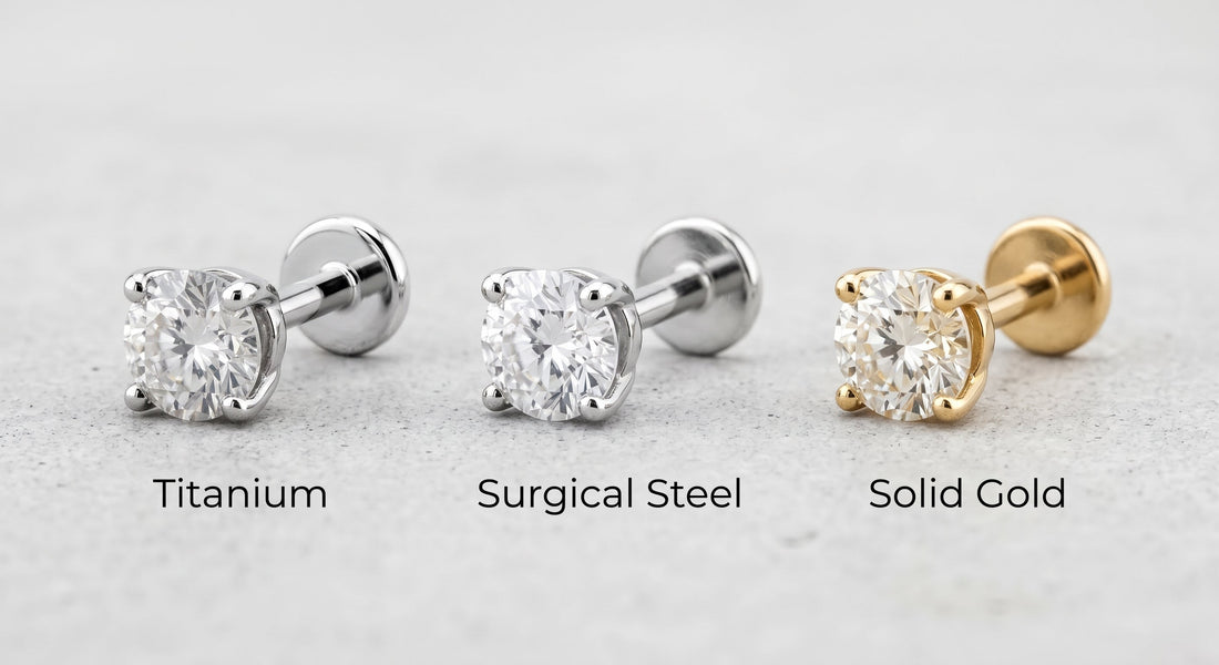 Best Metal for Sensitive Ears: Titanium vs Steel, Silver & Gold