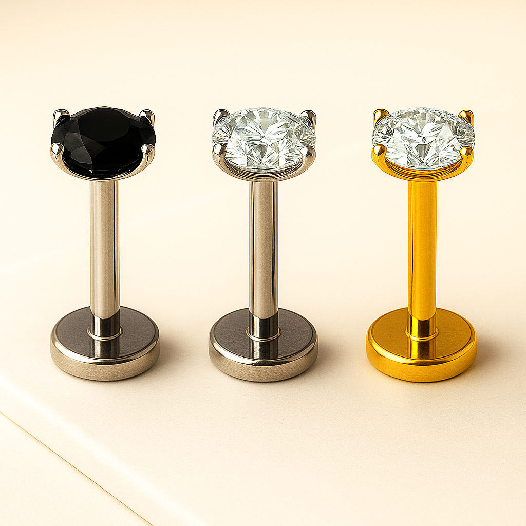 Sofia - Threaded Titanium Stud