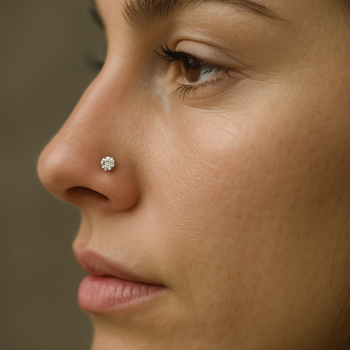 Nova - Titanium Nose Screw – hypoallergenic piercing jewellery by Cura