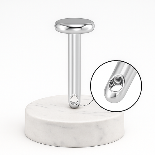 Vertical Titanium Post Only – hypoallergenic piercing jewellery by Cura