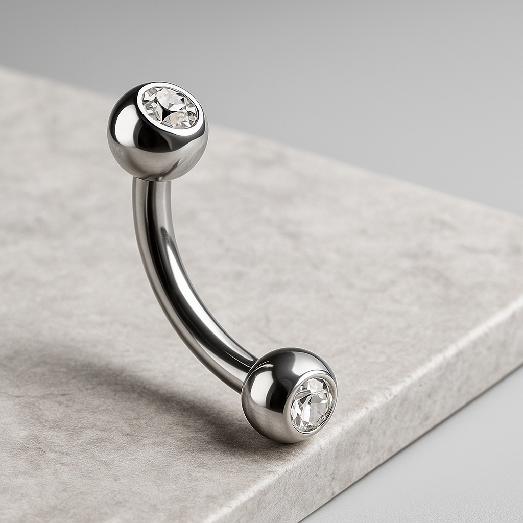 CM Crareesi Mania G23 Titanium rook-piercing, sieraad, 16G CM Crareesi Mania G23 Titanium rook-piercing, sieraad, 16G