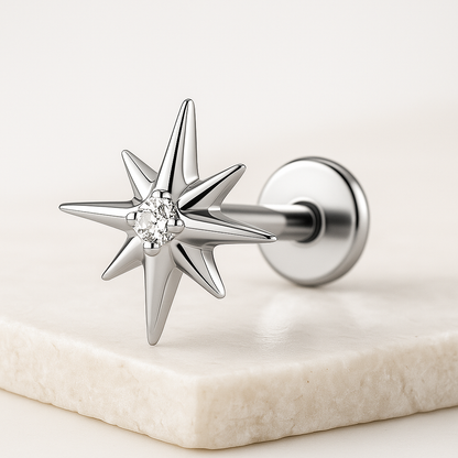 Azura - Titanium Nova Star Stud