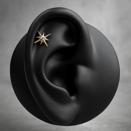 Azura - Titanium Nova Star Stud