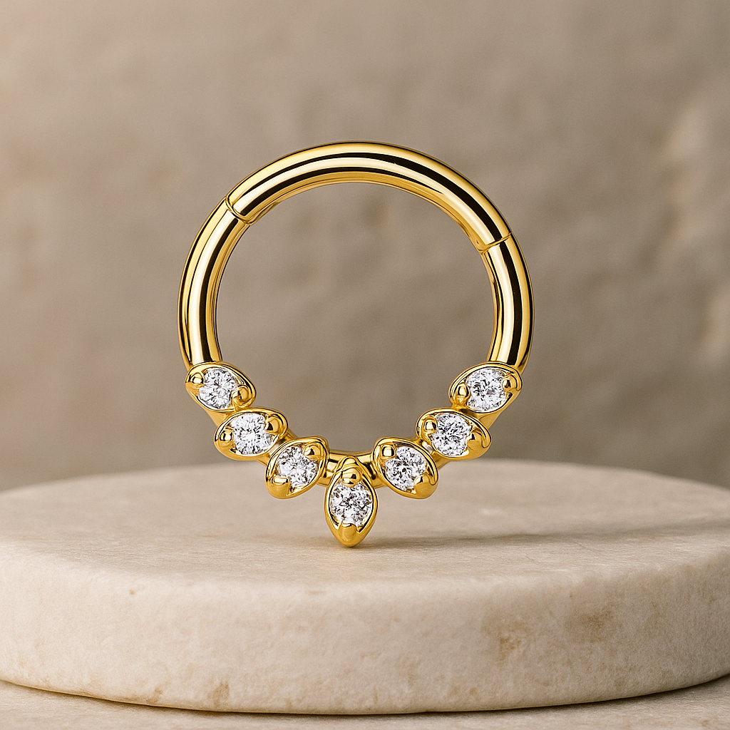 Liana - Surgical Steel Wreath Daith Ring