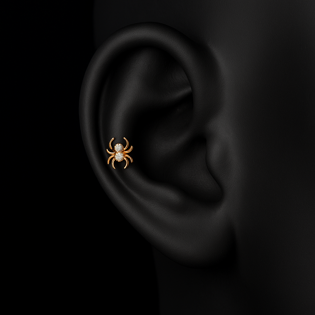 Sera - Titanium Spider Stud