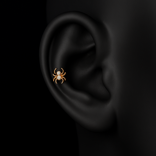 Sera - Titanium Spider Stud