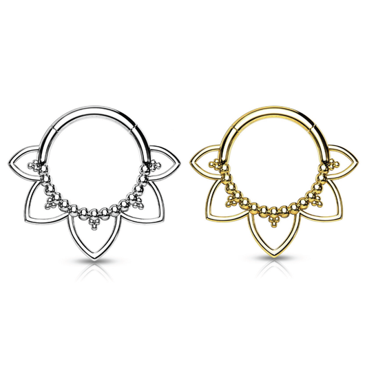 Nika - Titanium Mandala Daith / Septum Ring