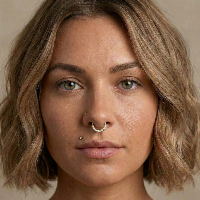 Elyana - Titanium Daith/ Septum Ring