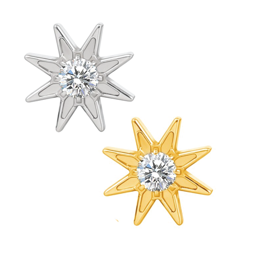Estela – Titanium Star Stud