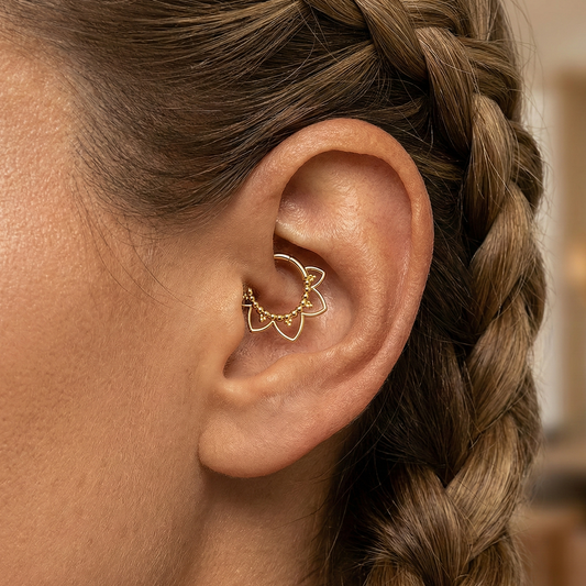 Nika - Titanium Mandala Daith / Septum Ring