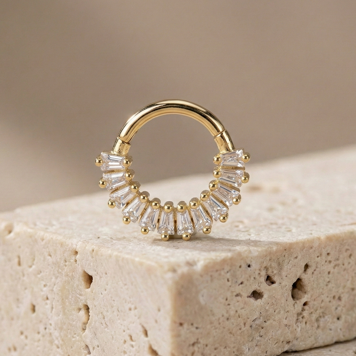 Safa - Titanium Baguette Daith/ Septum Ring