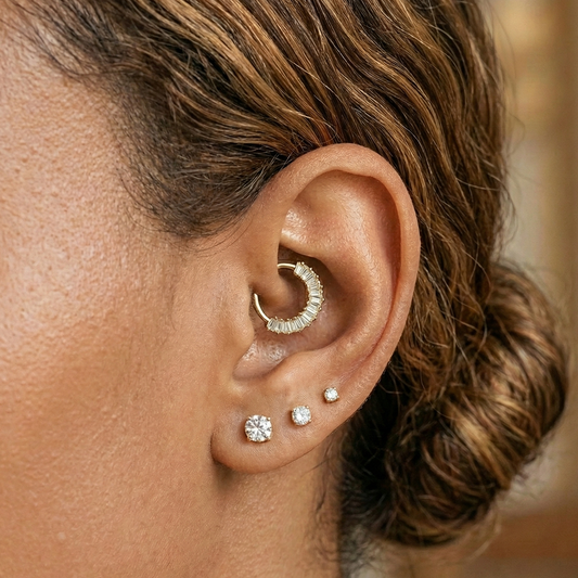 Safa - Titanium Baguette Daith/ Septum Ring