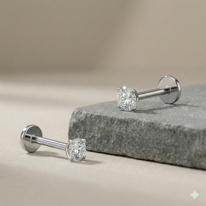 Sofia - Threaded Titanium Stud