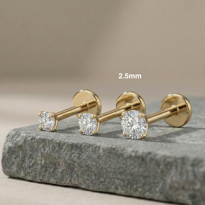 Sofia - Threaded Titanium Stud