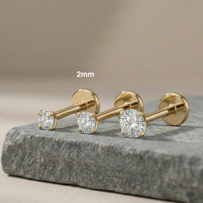 Sofia - Threaded Titanium Stud