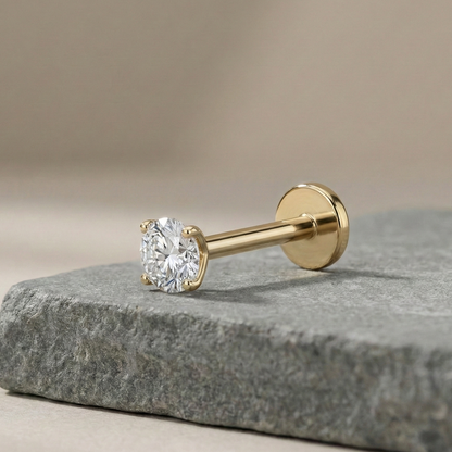 Sofia - Threaded Titanium Stud