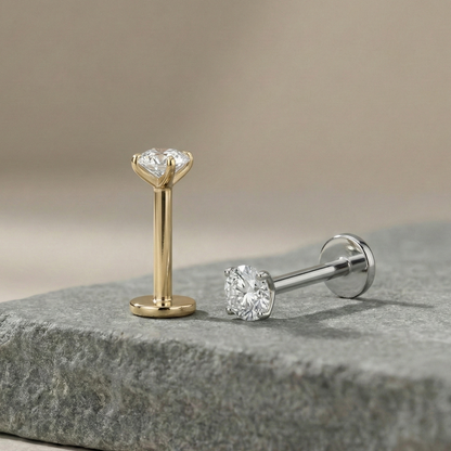 Sofia - Threaded Titanium Stud