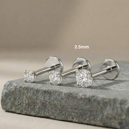 Sofia - Threaded Titanium Stud