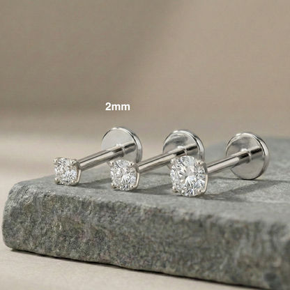 Sofia - Threaded Titanium Stud