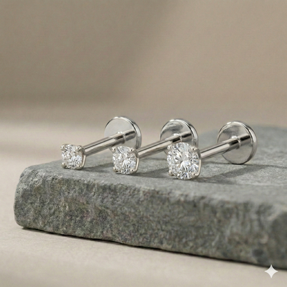 Sofia - Threaded Titanium Stud