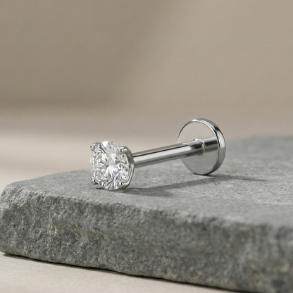 Sofia - Threaded Titanium Stud