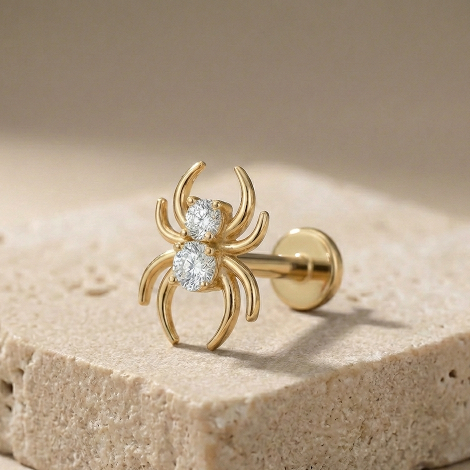 Sera - Titanium Spider Stud