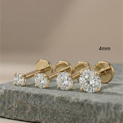 Sofia - Threaded Titanium Stud