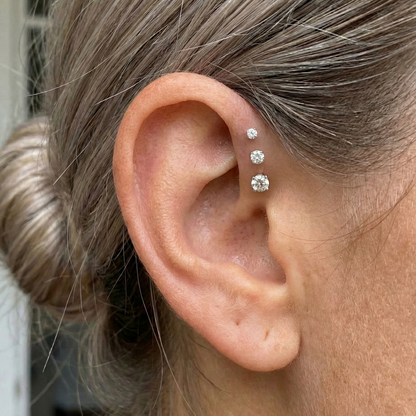 Sofia - Threaded Titanium Stud