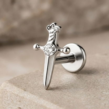 Zena - Titanium Sword Stud