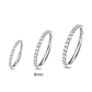 Vera - Titanium Segment Ring with Side Facing Stones