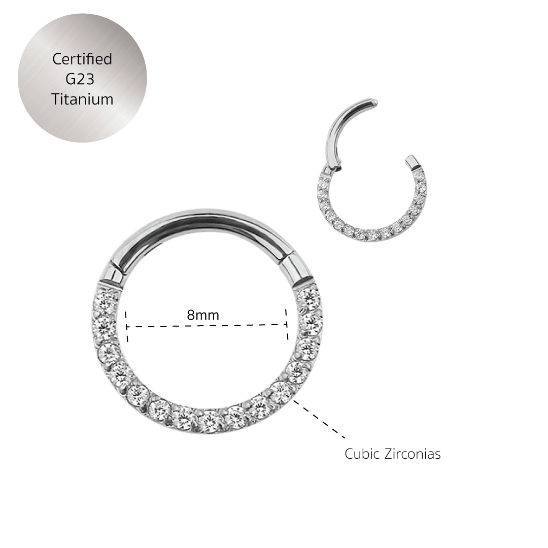 Titanium 2025 daith ring